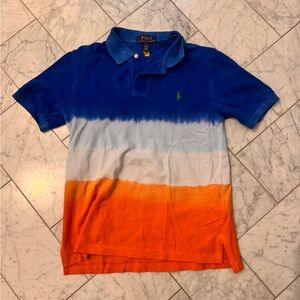 Polo by Ralph Lauren Kids Blue and Orange Ombre Polo
